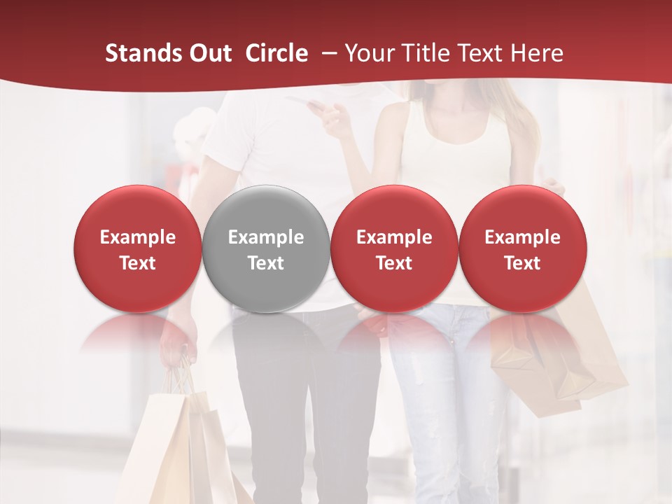 Fashion Buying White PowerPoint Template