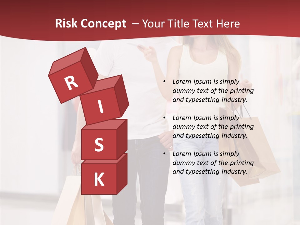 Fashion Buying White PowerPoint Template