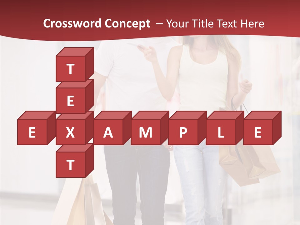 Fashion Buying White PowerPoint Template