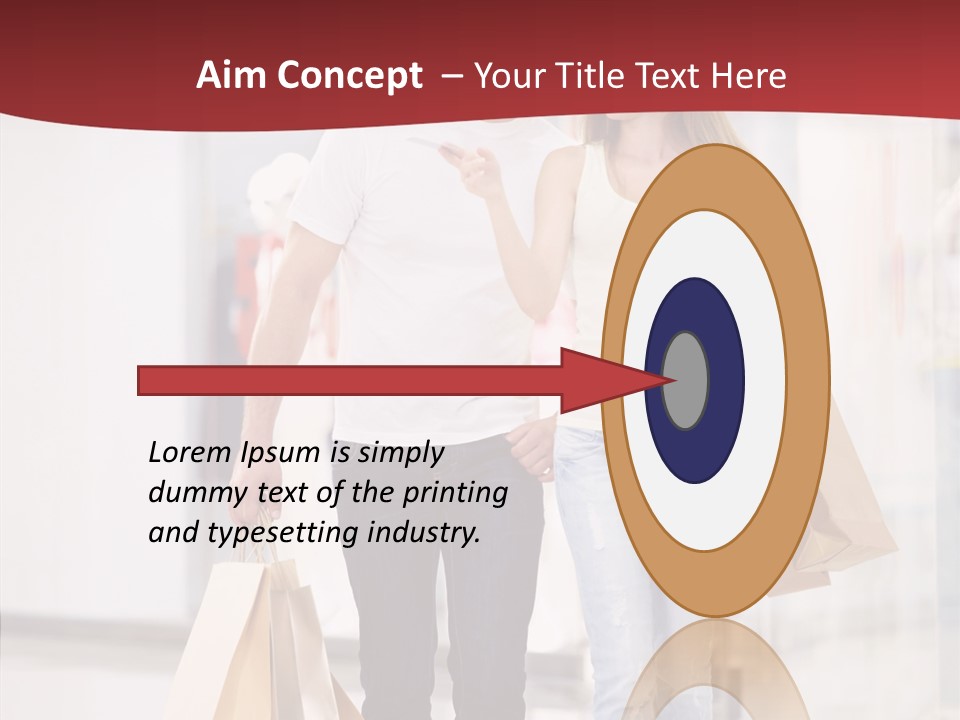 Fashion Buying White PowerPoint Template