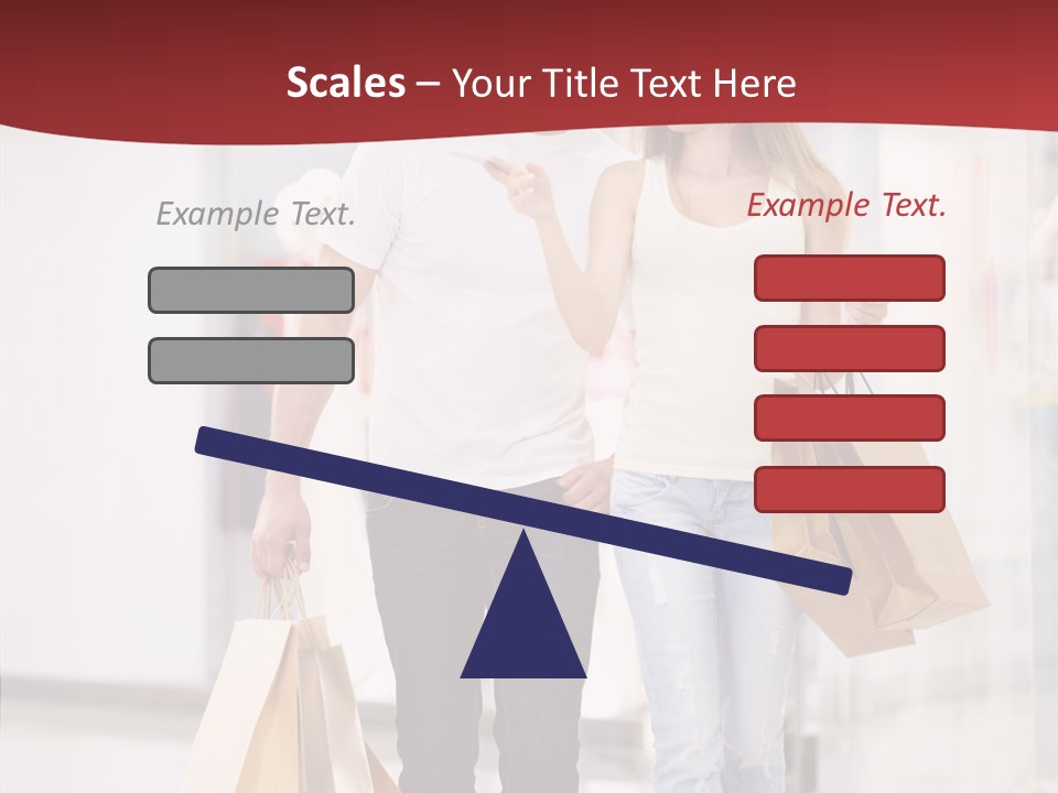 Fashion Buying White PowerPoint Template