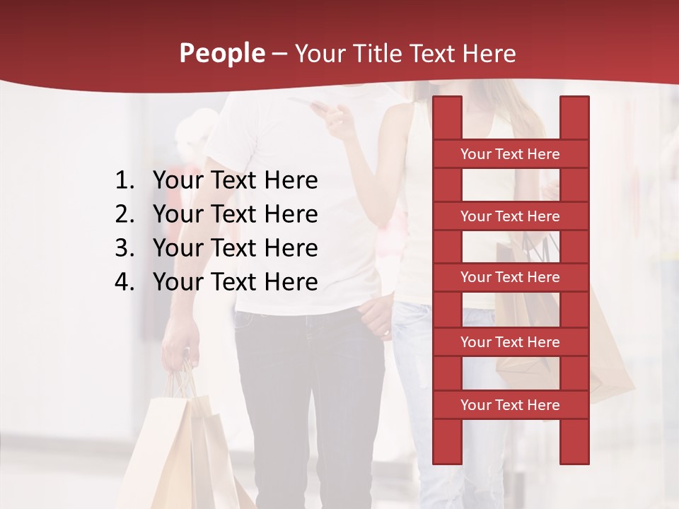 Fashion Buying White PowerPoint Template