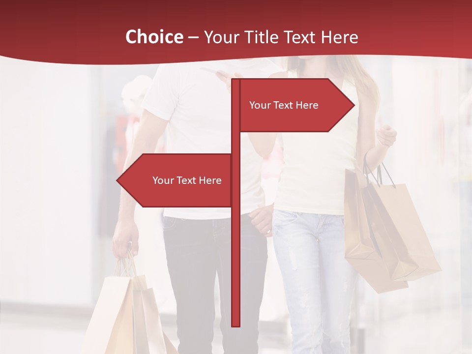 Fashion Buying White PowerPoint Template