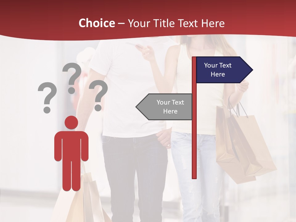Fashion Buying White PowerPoint Template