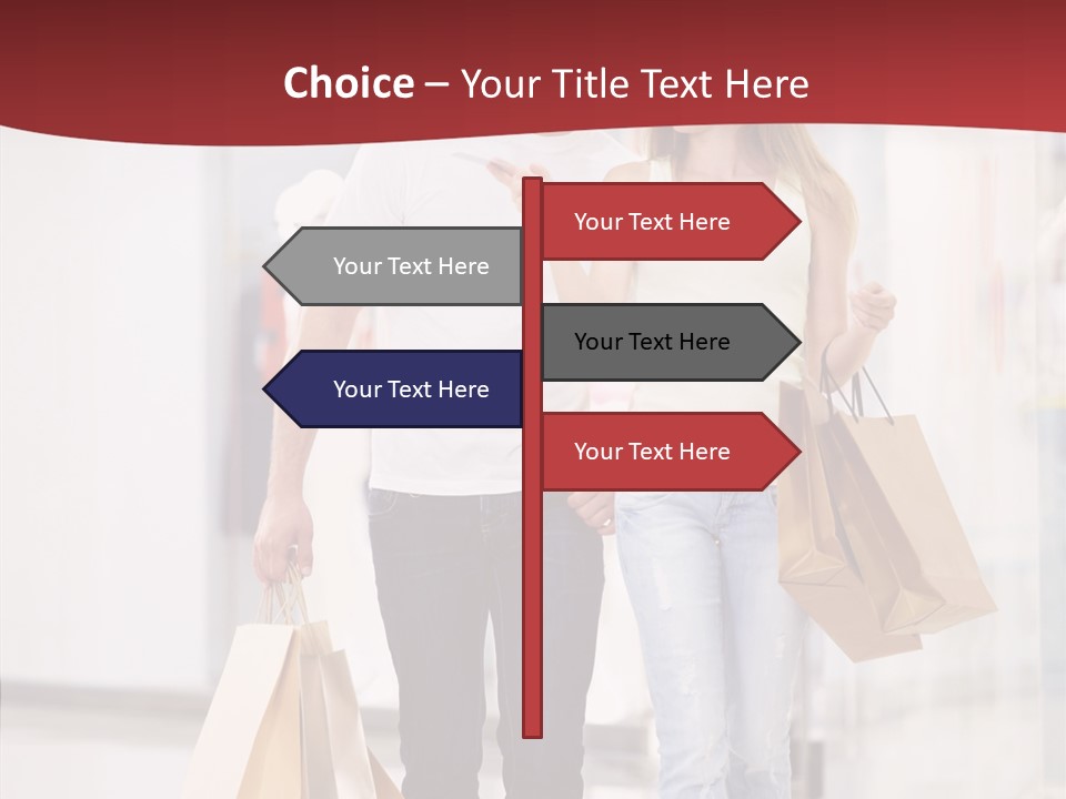 Fashion Buying White PowerPoint Template