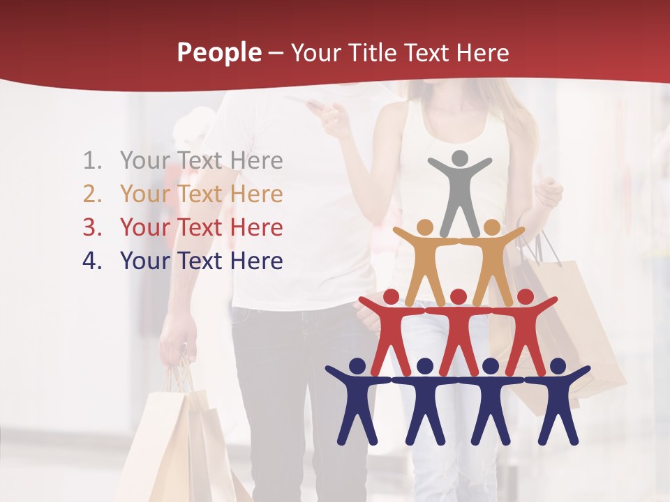 Fashion Buying White PowerPoint Template