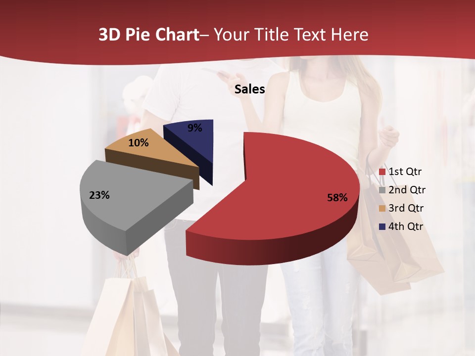 Fashion Buying White PowerPoint Template