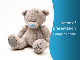 Concerned Toy Fur PowerPoint Template