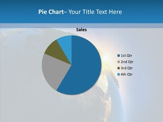 World Space Sunrise PowerPoint Template