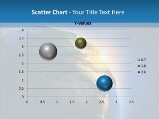 World Space Sunrise PowerPoint Template