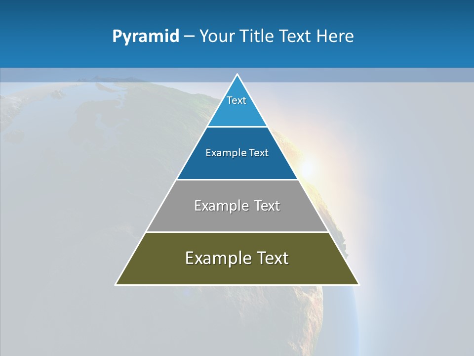 World Space Sunrise PowerPoint Template