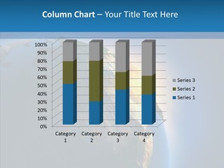 World Space Sunrise PowerPoint Template