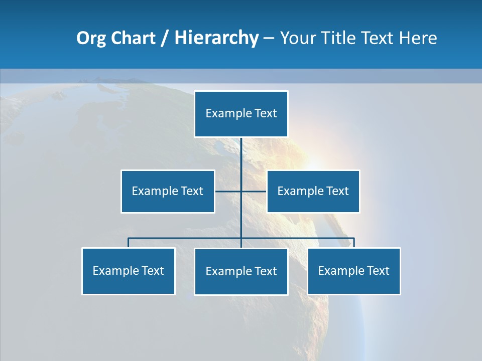 World Space Sunrise PowerPoint Template
