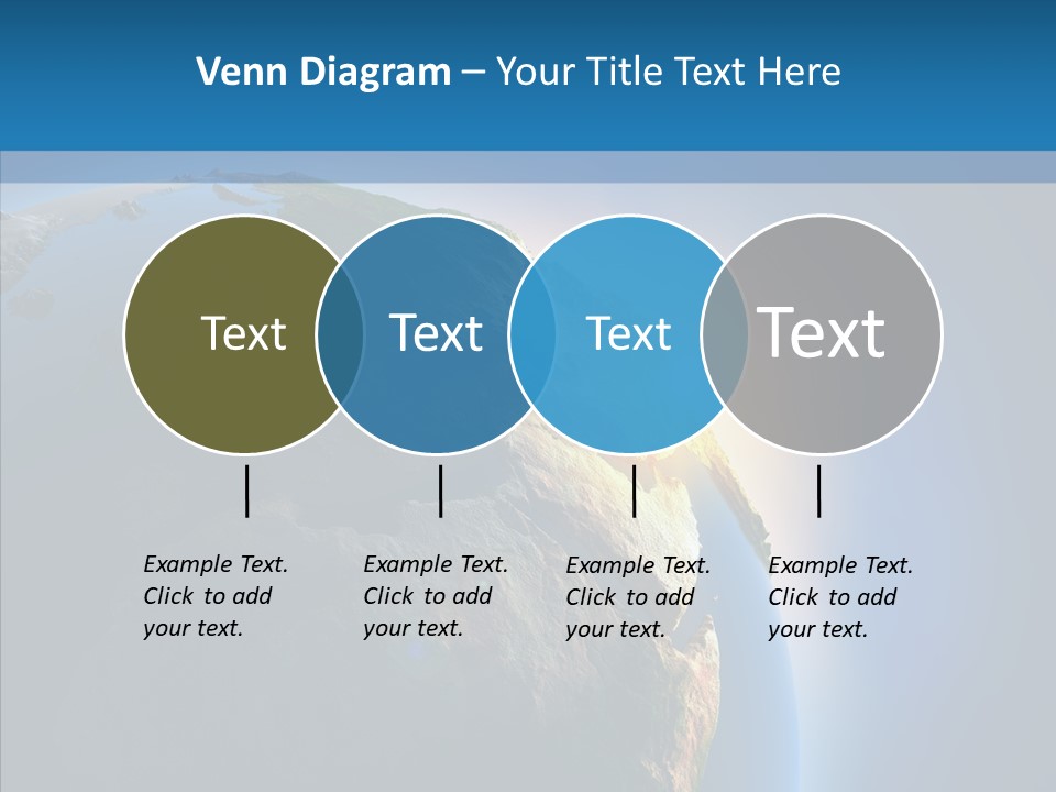 World Space Sunrise PowerPoint Template