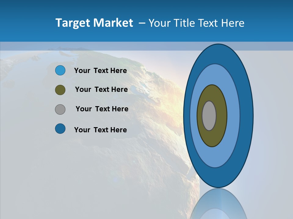 World Space Sunrise PowerPoint Template