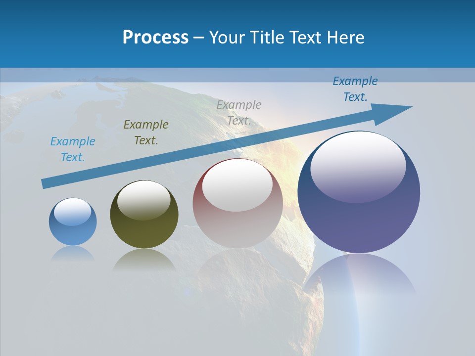 World Space Sunrise PowerPoint Template