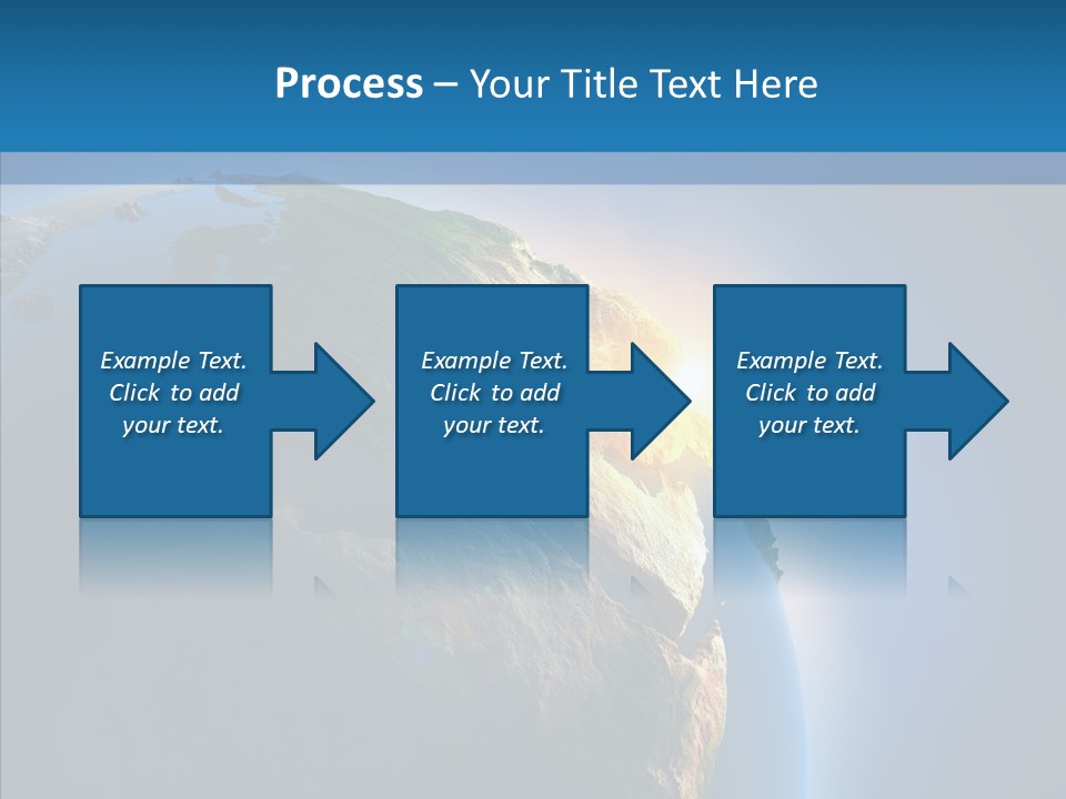 World Space Sunrise PowerPoint Template