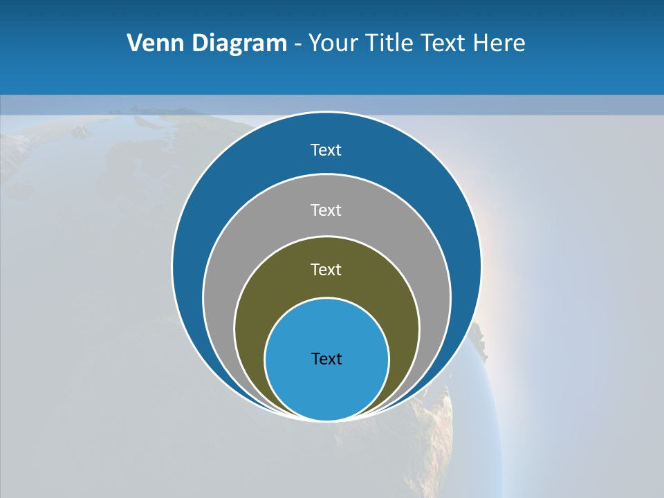 World Space Sunrise PowerPoint Template