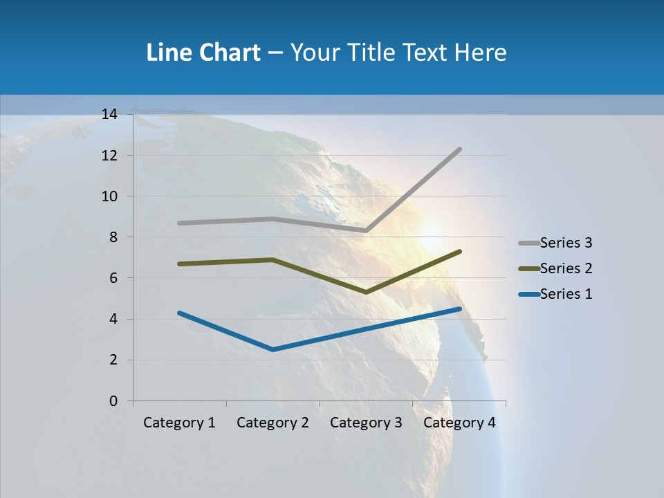 World Space Sunrise PowerPoint Template
