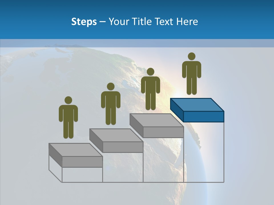 World Space Sunrise PowerPoint Template