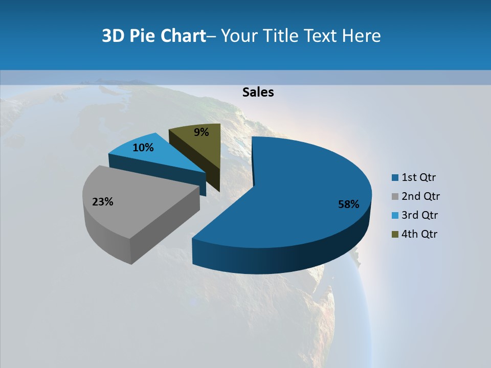 World Space Sunrise PowerPoint Template