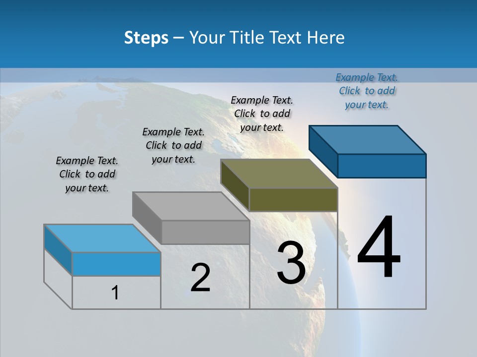 World Space Sunrise PowerPoint Template