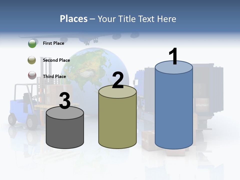 Service Package Cargo PowerPoint Template