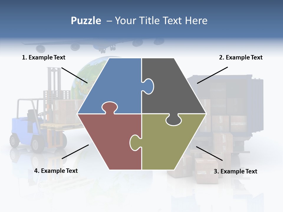 Service Package Cargo PowerPoint Template