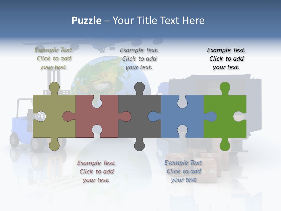 Service Package Cargo PowerPoint Template