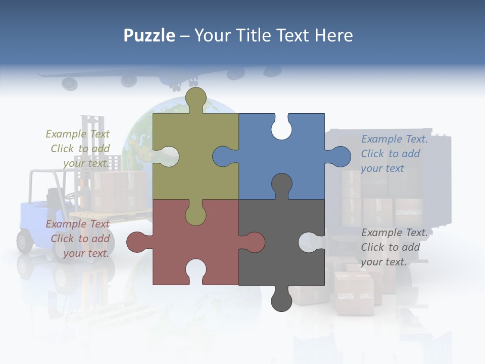 Service Package Cargo PowerPoint Template