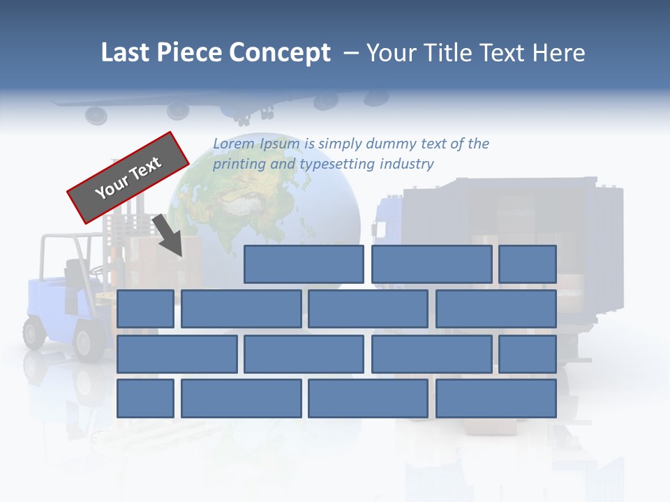 Service Package Cargo PowerPoint Template