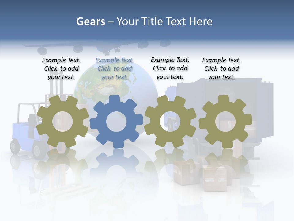 Service Package Cargo PowerPoint Template