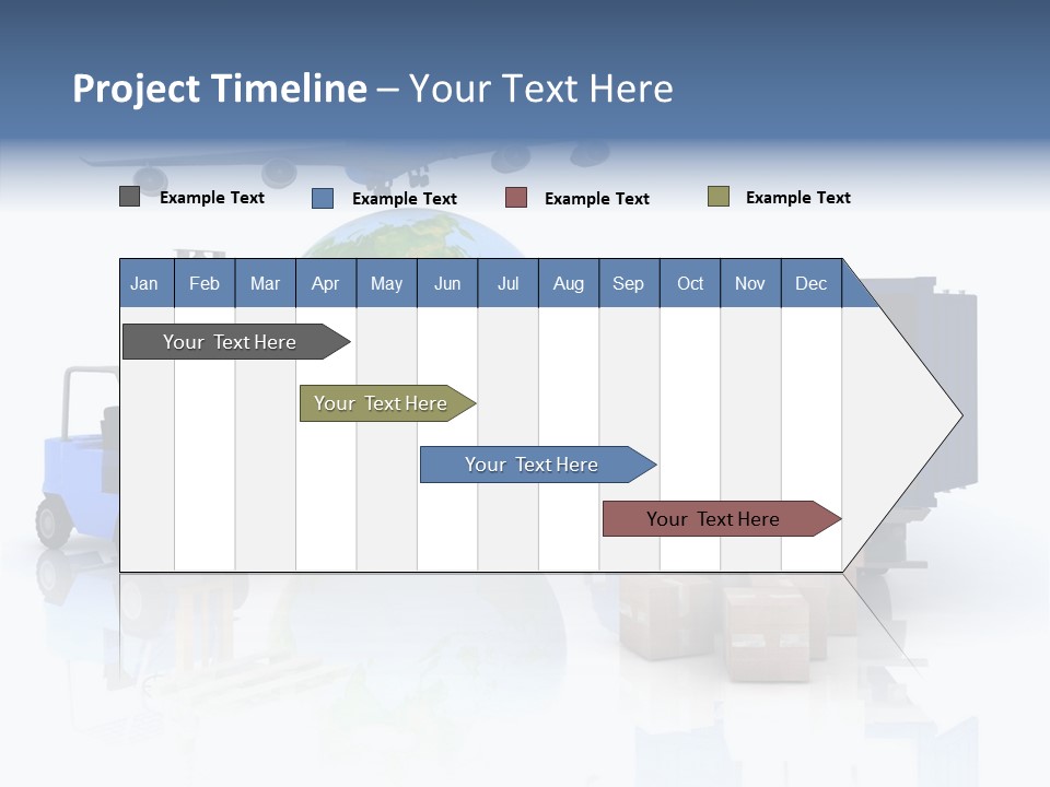 Service Package Cargo PowerPoint Template