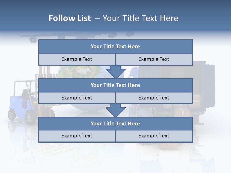 Service Package Cargo PowerPoint Template
