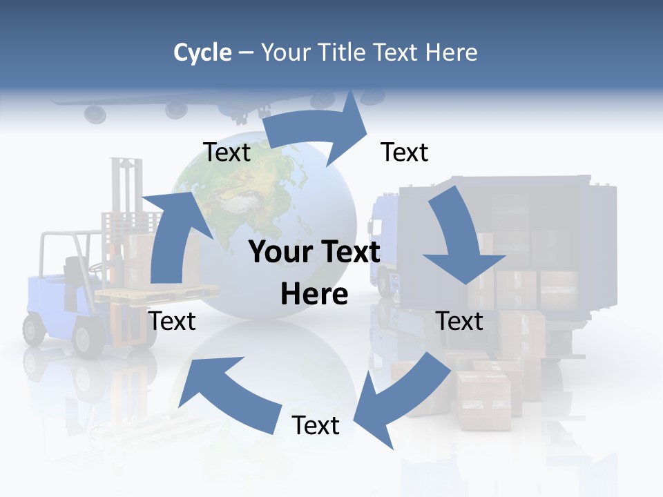 Service Package Cargo PowerPoint Template