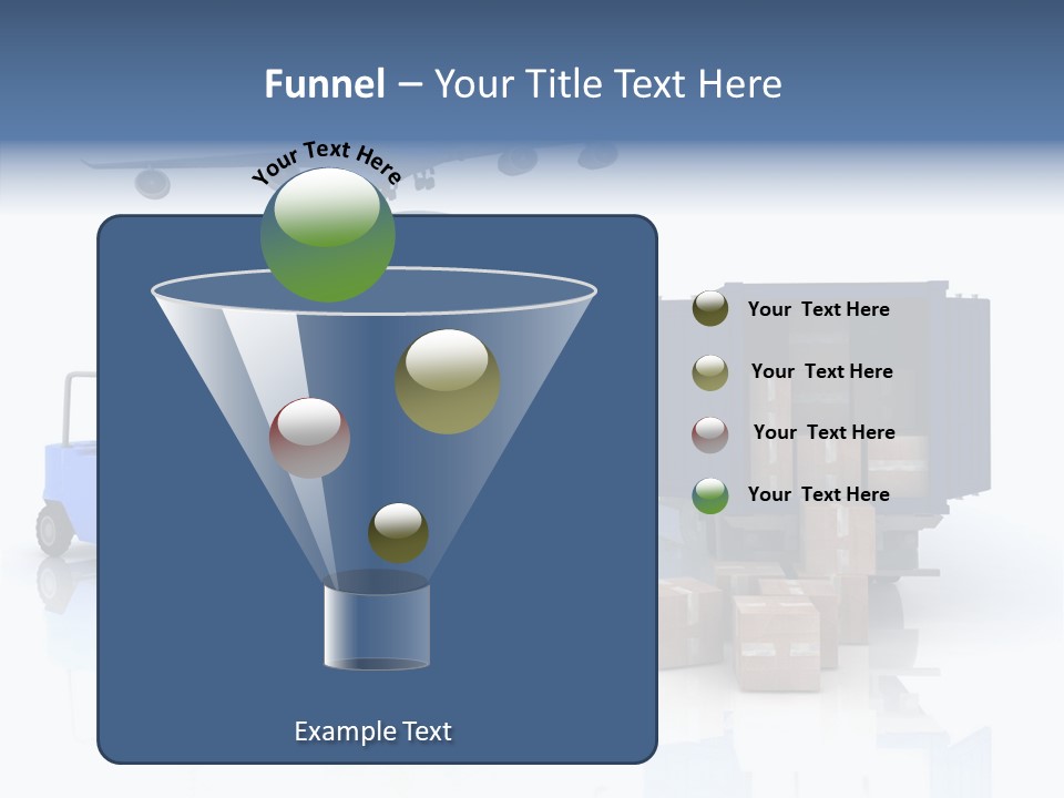 Service Package Cargo PowerPoint Template