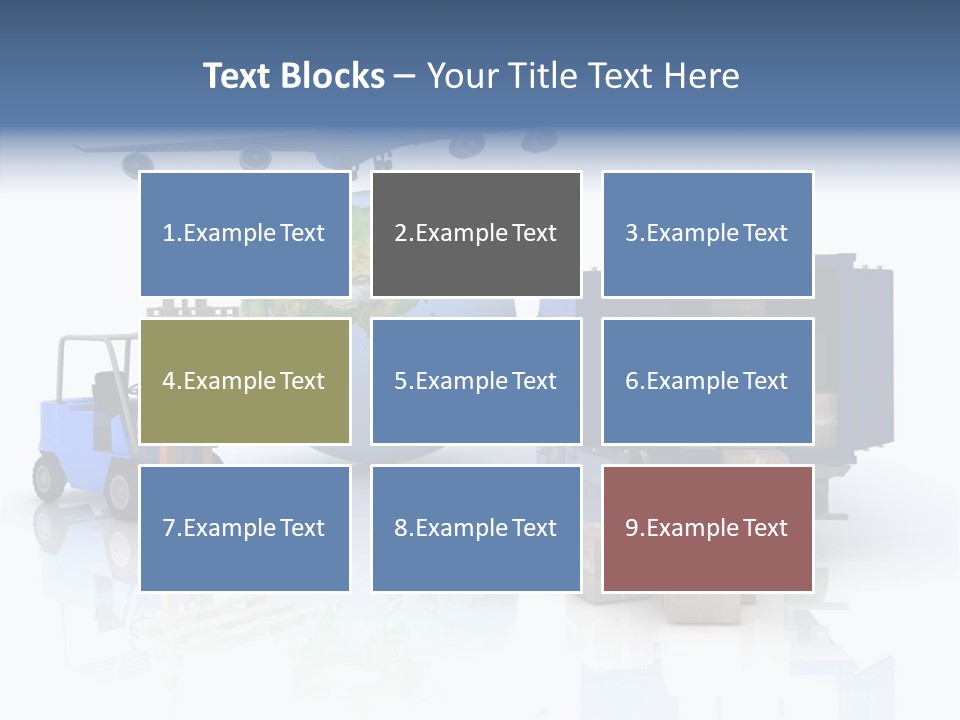 Service Package Cargo PowerPoint Template