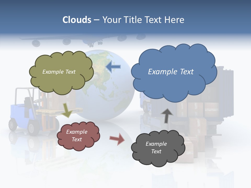 Service Package Cargo PowerPoint Template