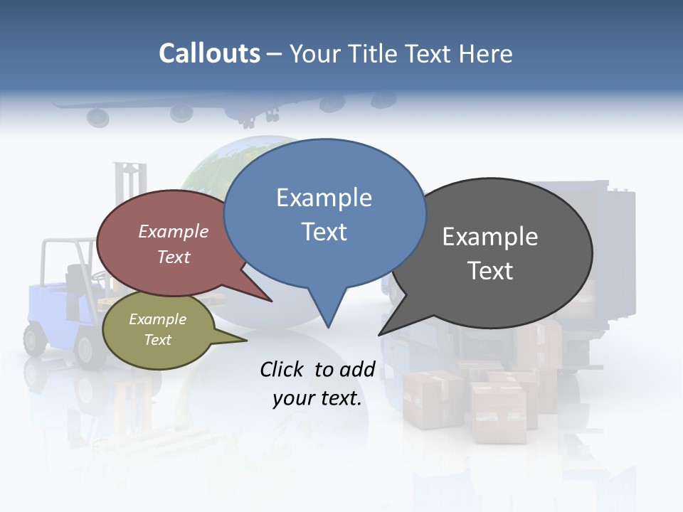 Service Package Cargo PowerPoint Template