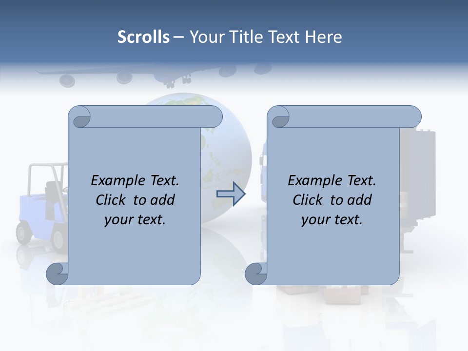 Service Package Cargo PowerPoint Template