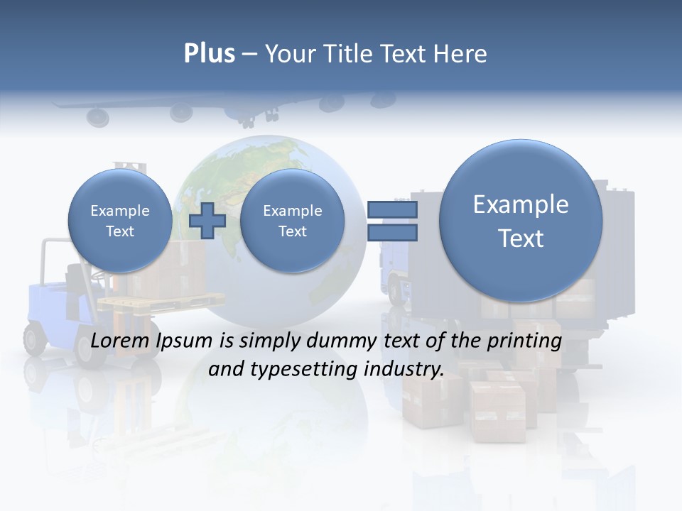 Service Package Cargo PowerPoint Template