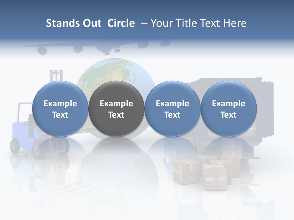 Service Package Cargo PowerPoint Template