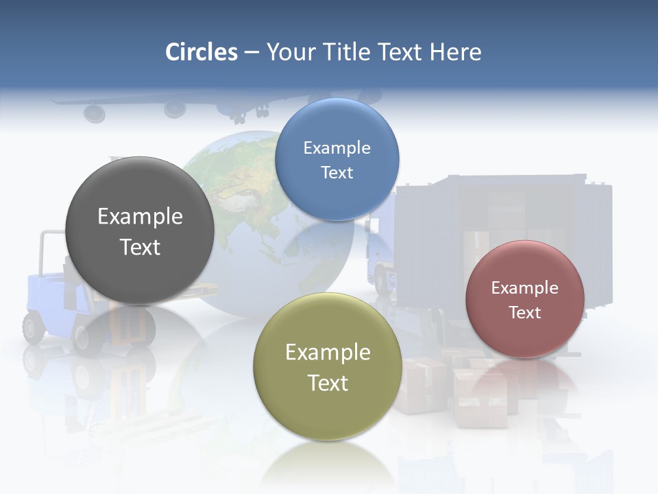 Service Package Cargo PowerPoint Template
