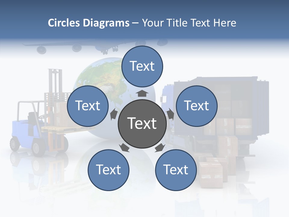 Service Package Cargo PowerPoint Template