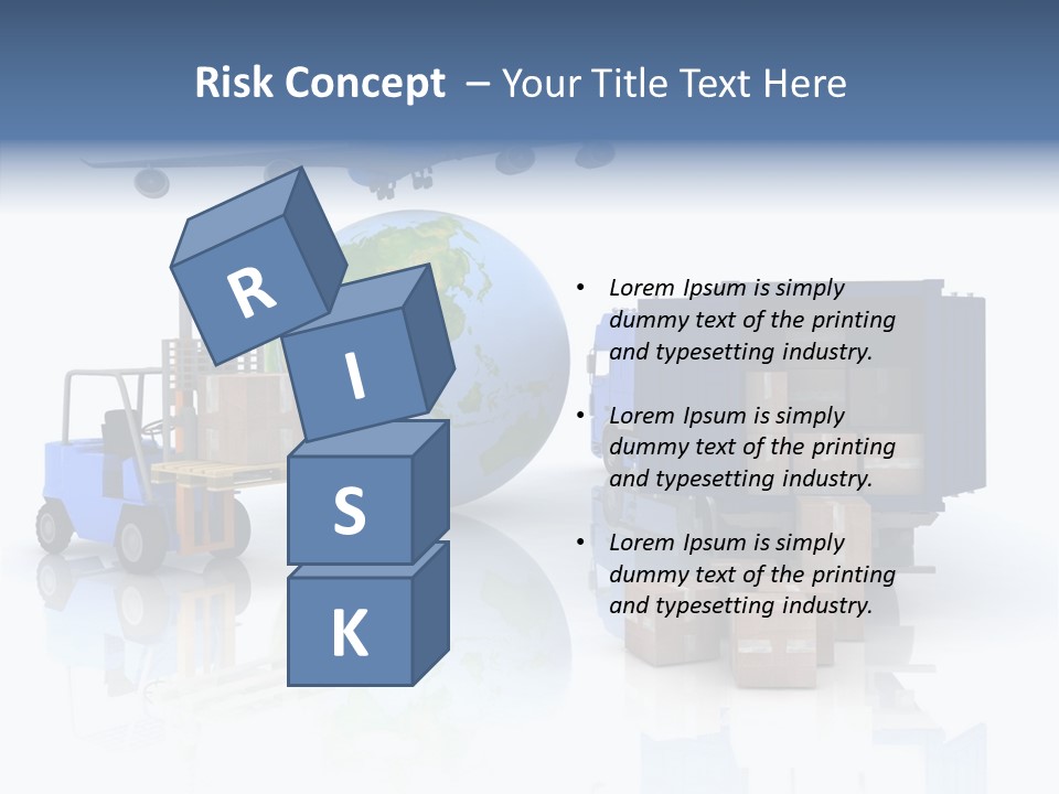 Service Package Cargo PowerPoint Template