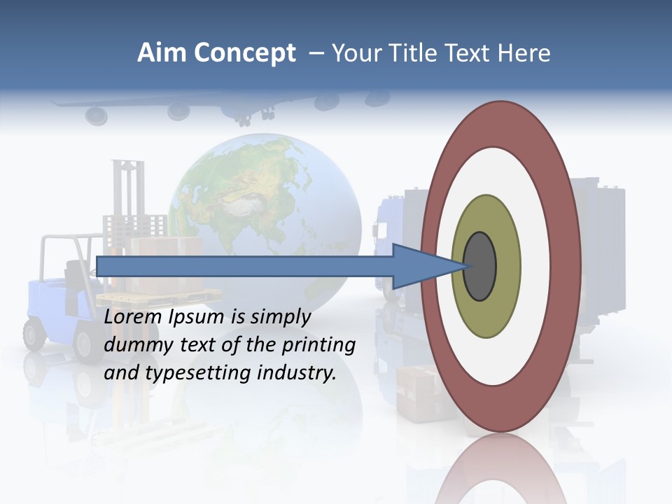 Service Package Cargo PowerPoint Template