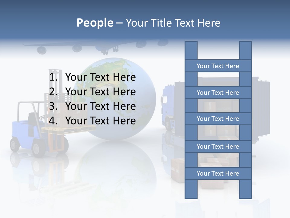 Service Package Cargo PowerPoint Template