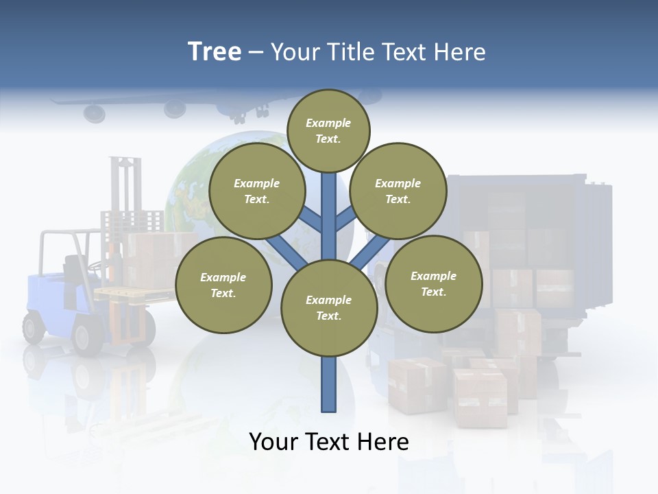 Service Package Cargo PowerPoint Template