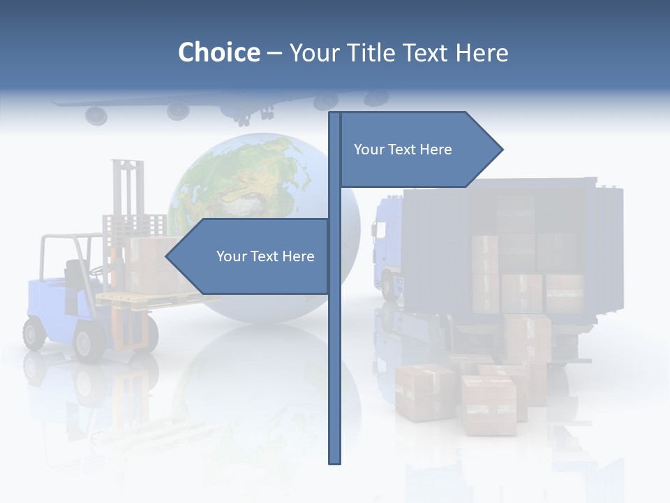 Service Package Cargo PowerPoint Template