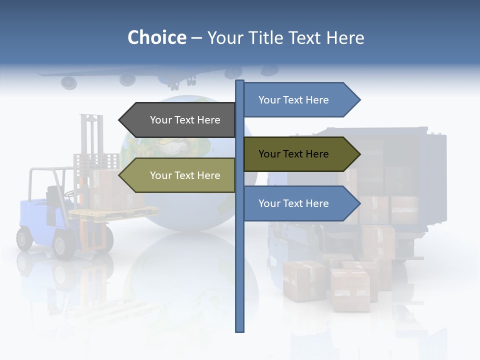 Service Package Cargo PowerPoint Template